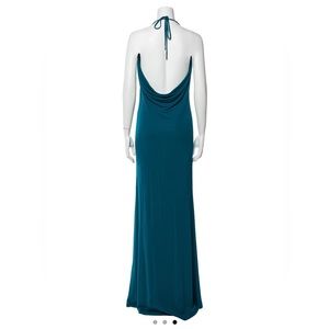 Dsquared2 Vintage Evening Gown Turquoise Color